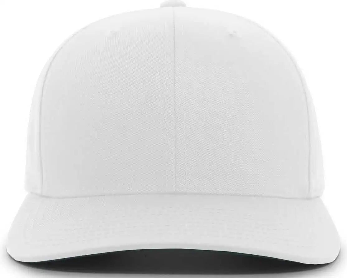 Pacific Headwear 302c Cotton Blend Hook-and-loop Cap - White - 6 1/2’’ - 7’’