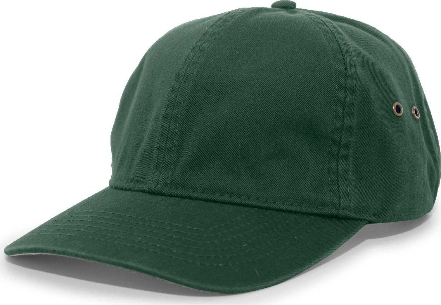 Pacific Headwear 350c Enzyme Washed Cotton Buckle Back Cap - Hunter - Forest / 7’’ - 7 7/8’’