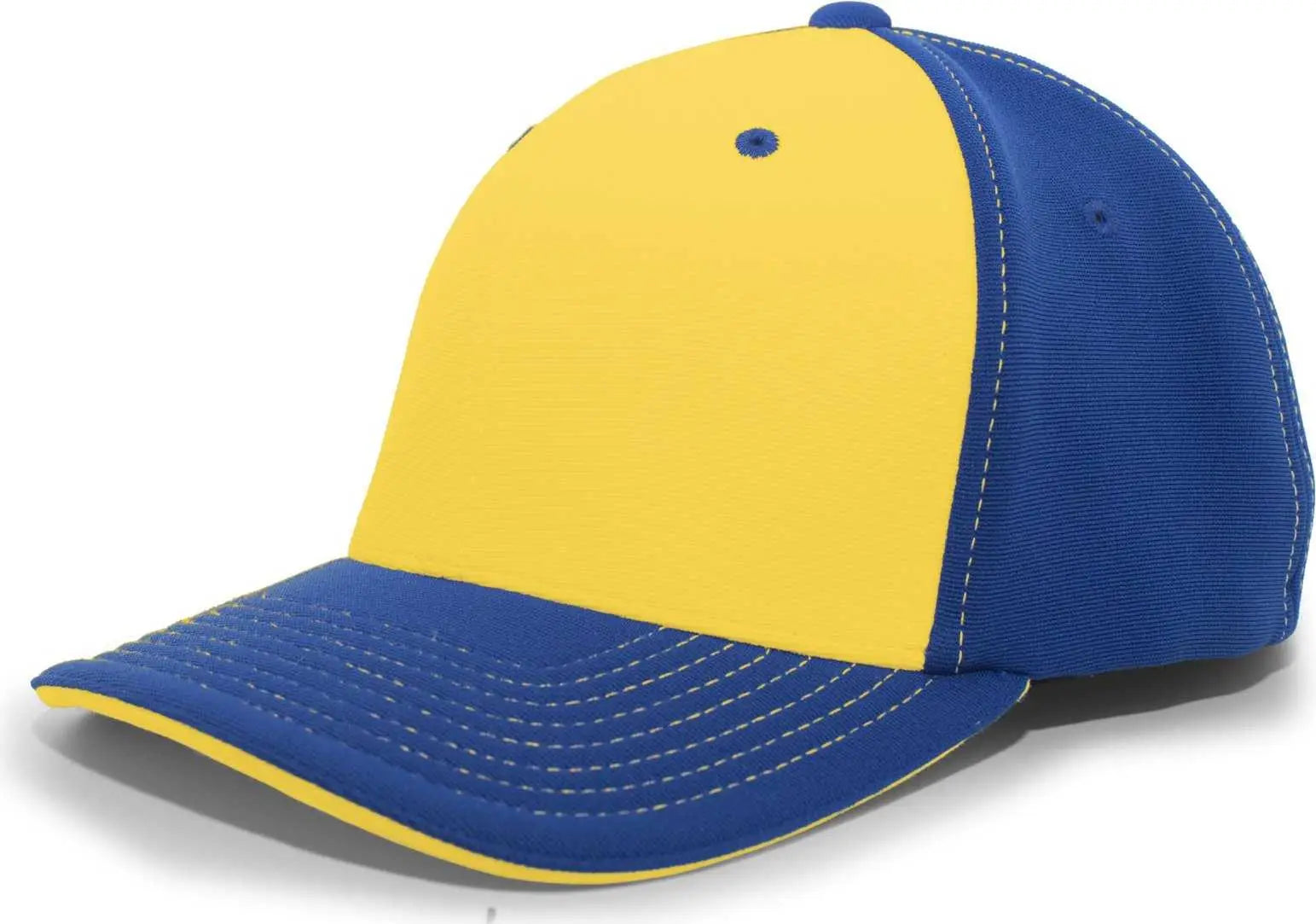 Pacific Headwear 398f M2 Performance Flexfit Cap - Royal Gold