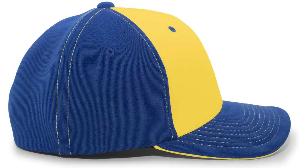 Pacific Headwear 398f M2 Performance Flexfit Cap Royal Gold