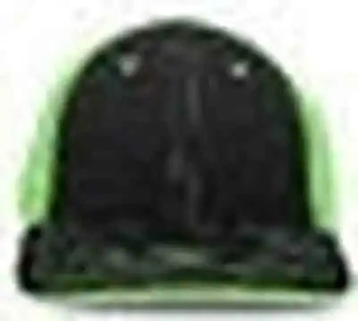 Pacific Headwear 404f Trucker Flexfit Cap Black Neon Green