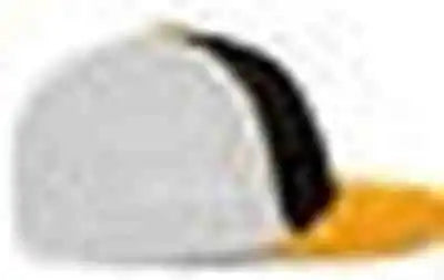 Pacific Headwear 404f Trucker Flexfit Cap Black White Gold