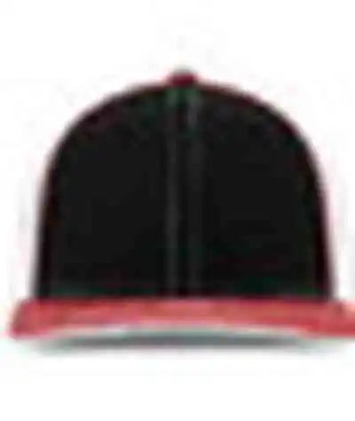 Pacific Headwear 404f Trucker Flexfit Cap Black White Red