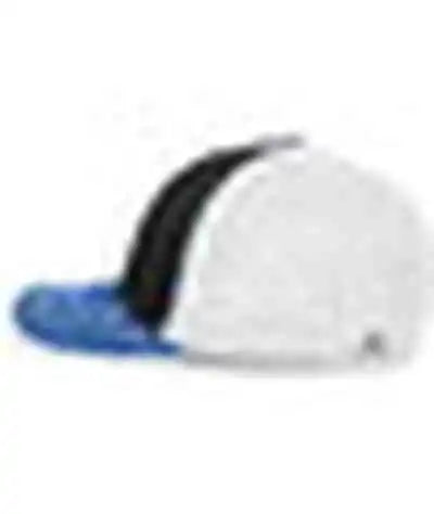 Pacific Headwear 404f Trucker Flexfit Cap - Black White Royal