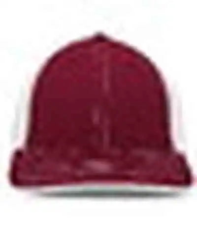 Pacific Headwear 404f Trucker Flexfit Cap - Cardinal White