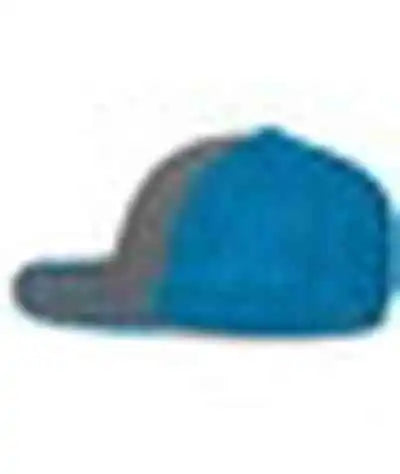 Pacific Headwear 404f Trucker Flexfit Cap - Graphite Neon Blue