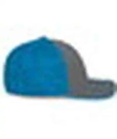 Pacific Headwear 404f Trucker Flexfit Cap - Graphite Neon Blue