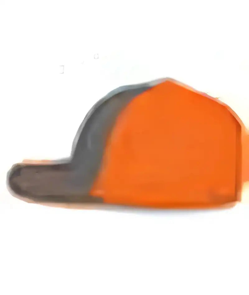 Pacific Headwear 404f Trucker Flexfit Cap Graphite Neon Orange