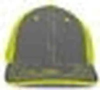 Pacific Headwear 404f Trucker Flexfit Cap - Graphite Neon Yellow