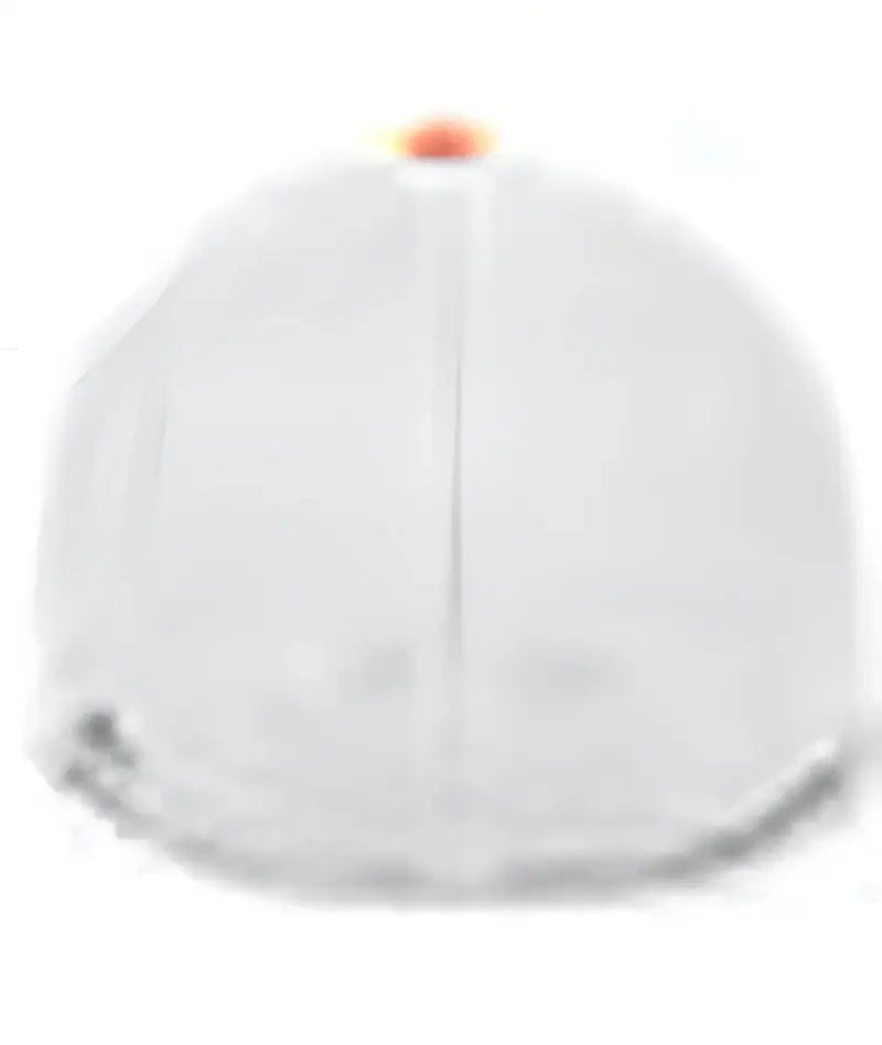Pacific Headwear 404f Trucker Flexfit Cap - Graphite White Neon Orange