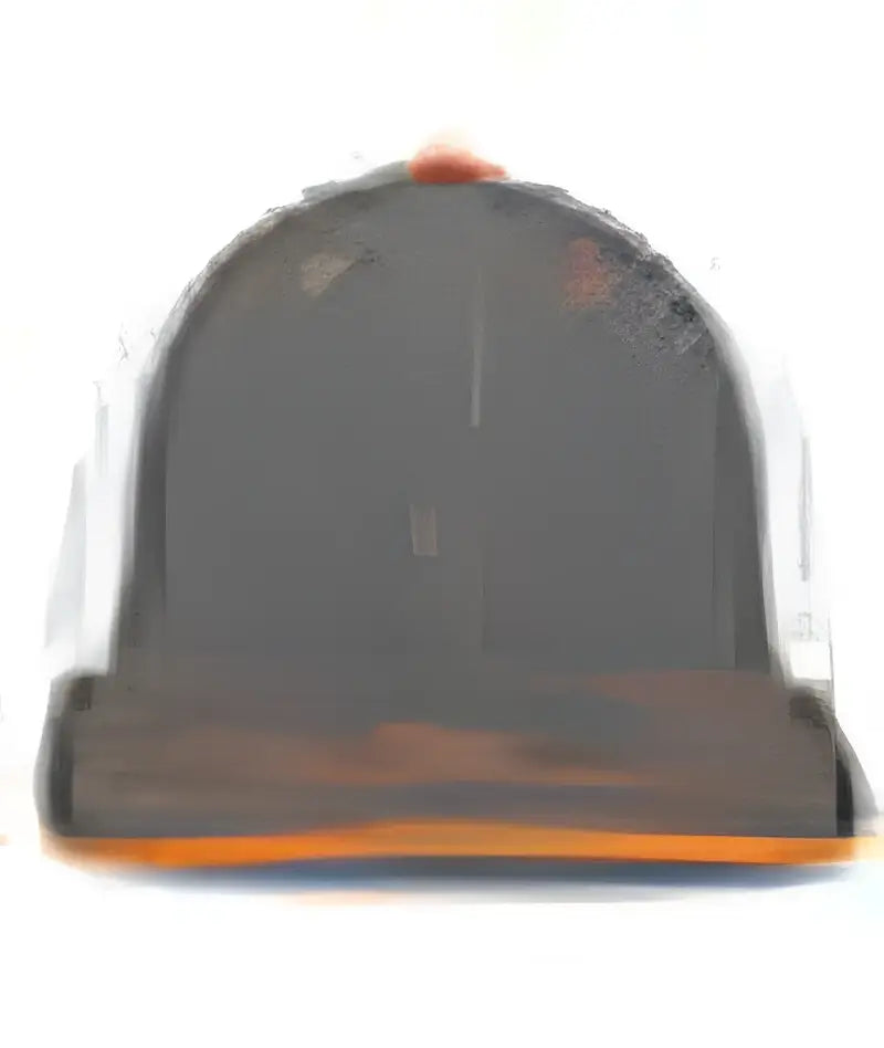 Pacific Headwear 404f Trucker Flexfit Cap - Graphite White Neon Orange