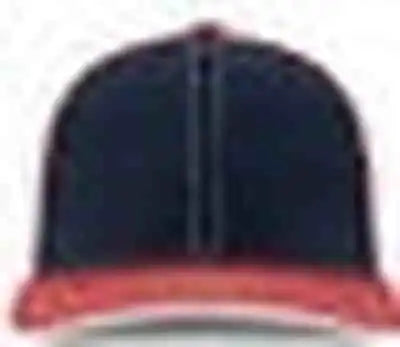 Pacific Headwear 404f Trucker Flexfit Cap Navy White Red