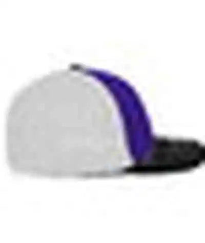 Pacific Headwear 404f Trucker Flexfit Cap Purple White Black