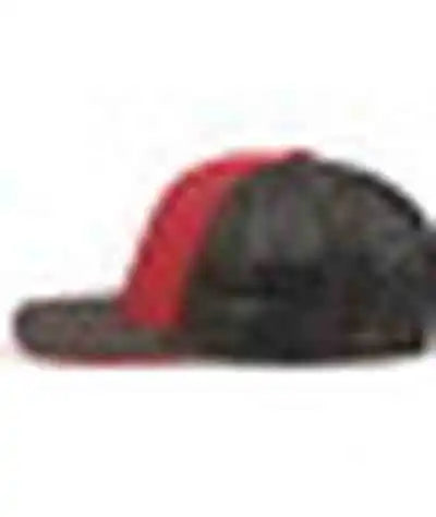 Pacific Headwear 404f Trucker Flexfit Cap - Red Graphite