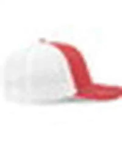 Pacific Headwear 404f Trucker Flexfit Cap Red White