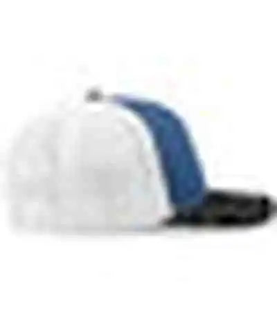 Pacific Headwear 404f Trucker Flexfit Cap - Royal White Black