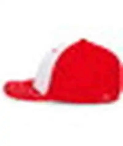 Pacific Headwear 404f Trucker Flexfit Cap - White Red