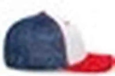 Pacific Headwear 404f Trucker Flexfit Cap White Royal Red