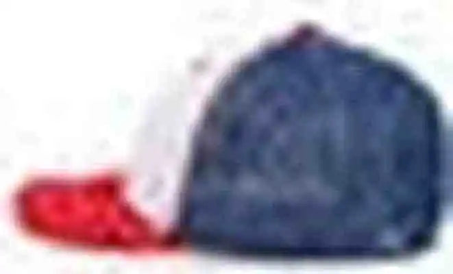Pacific Headwear 404f Trucker Flexfit Cap White Royal Red