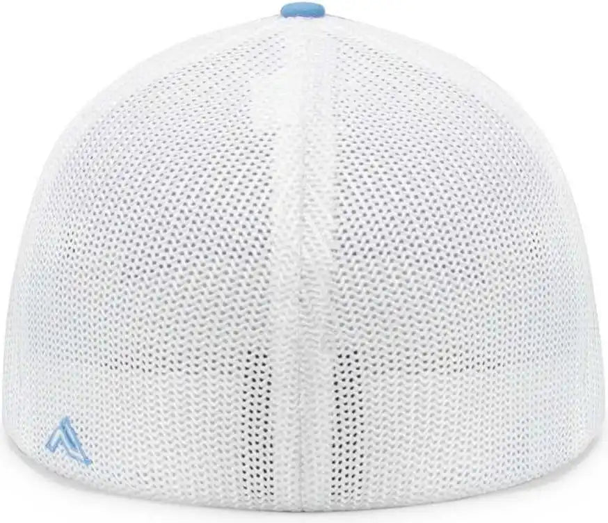 Pacific Headwear 404m Trucker Flexfit Cap Columbia Blue White