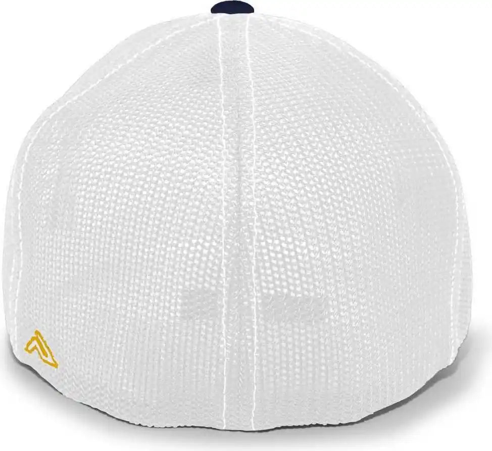 Pacific Headwear 404m Trucker Flexfit Cap Gold Navy