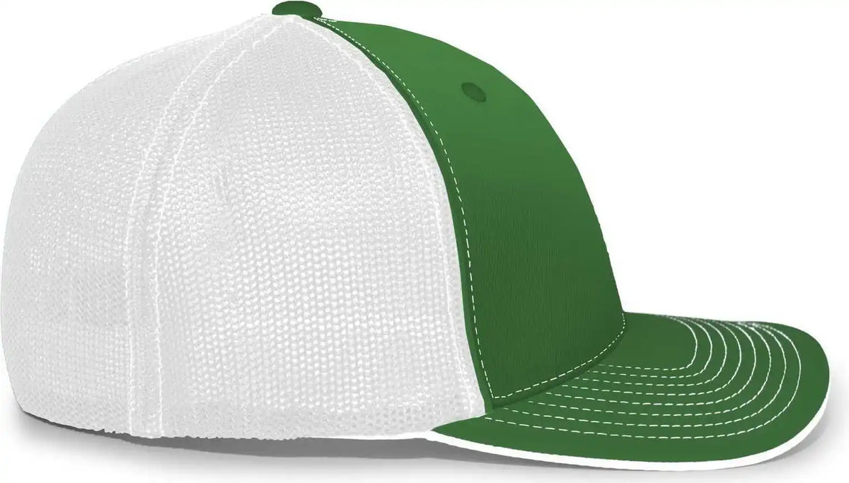 Pacific Headwear 404m Trucker Flexfit Cap Kelly White