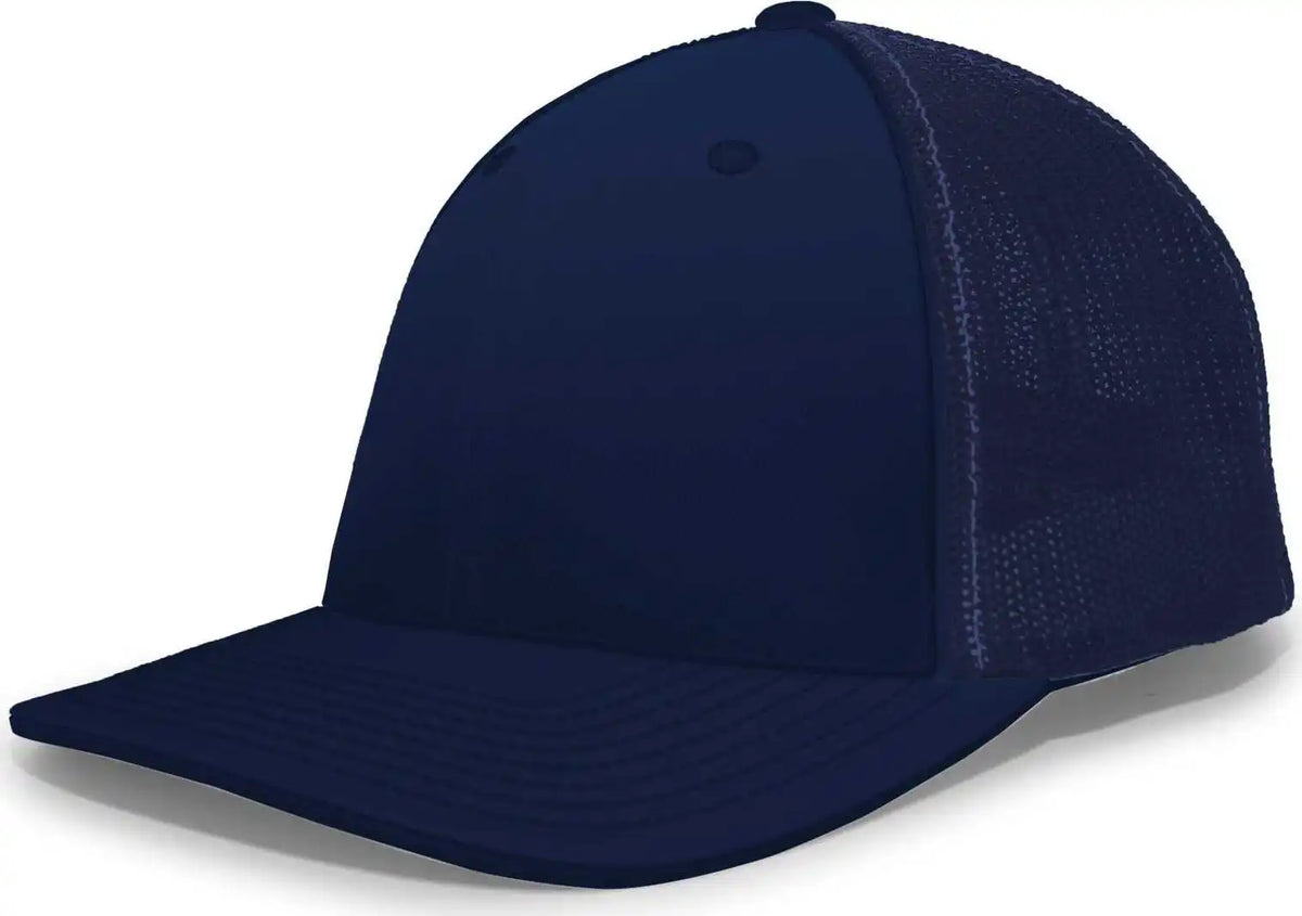 Pacific Headwear 404m Trucker Flexfit Cap Navy / 6 1/2’’ 7’’