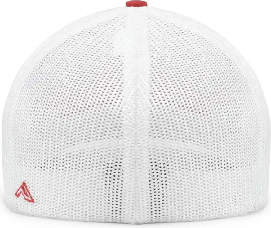 Pacific Headwear 404m Trucker Flexfit Cap Red White