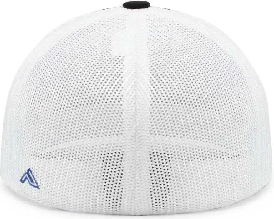 Pacific Headwear 404m Trucker Flexfit Cap Royal White Black