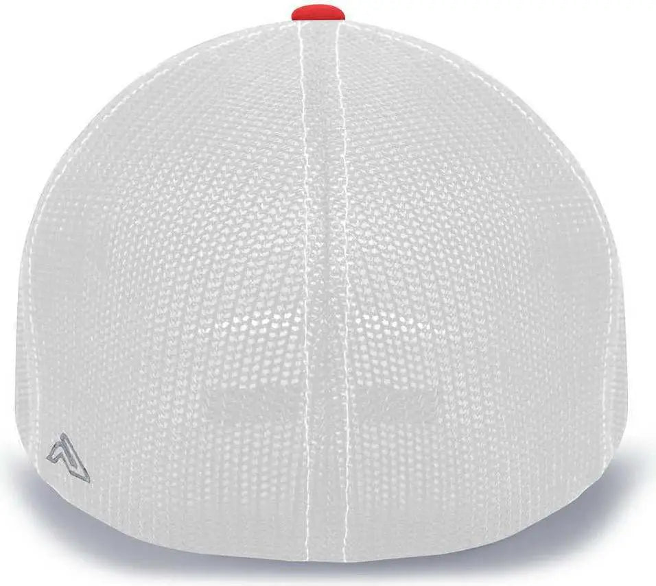 Pacific Headwear 404m Trucker Flexfit Cap - Royal White Red