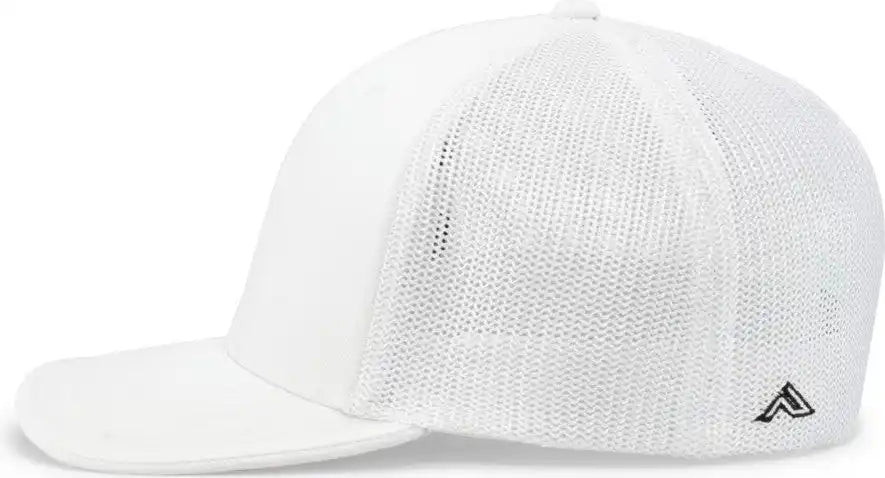 Pacific Headwear 404m Trucker Flexfit Cap White