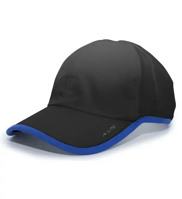 Pacific Headwear 410l Active Cap Hook-and-loop - Black Royal - 7’’ - 7 7/8’’