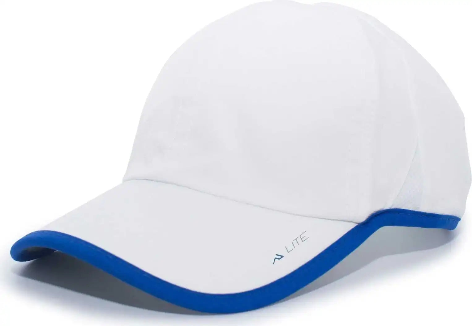Pacific Headwear 410l Active Cap Hook-and-loop - White Royal - 7’’ - 7 7/8’’