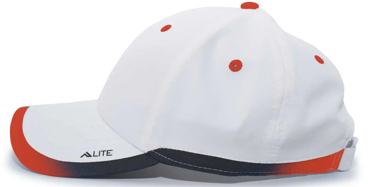 Pacific Headwear 416l Running Cap Hook and Loop White Orange / 7’’ 7 7/8’’