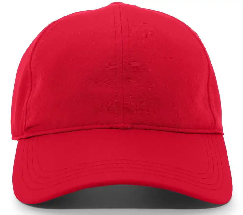 Pacific Headwear 422l Light-weight Hook-and-loop Cap - Red - 7’’ - 7 7/8’’