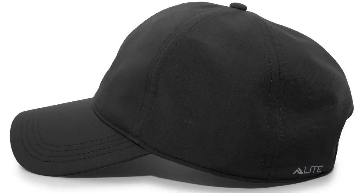 Pacific Headwear 422l Lite Series Adventure Hook-and-loop Adjustable Cap - Black - 7’’ - 7 7/8’’