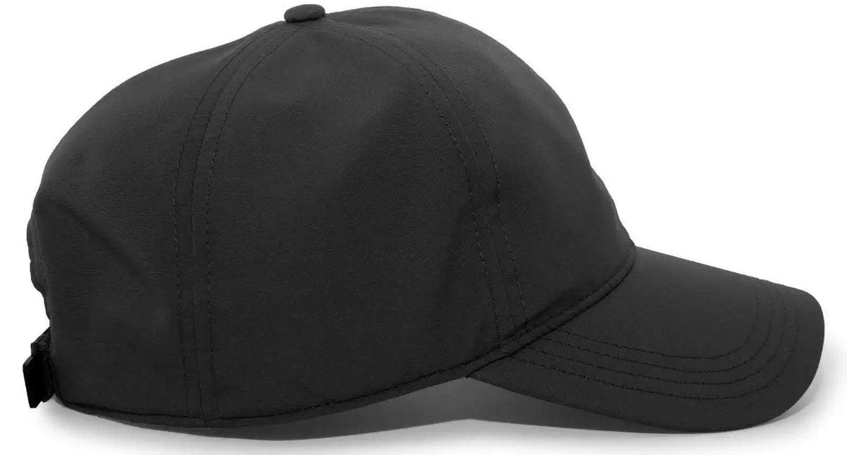 Pacific Headwear 422l Lite Series Adventure Hook-and-loop Adjustable Cap - Black - 7’’ - 7 7/8’’