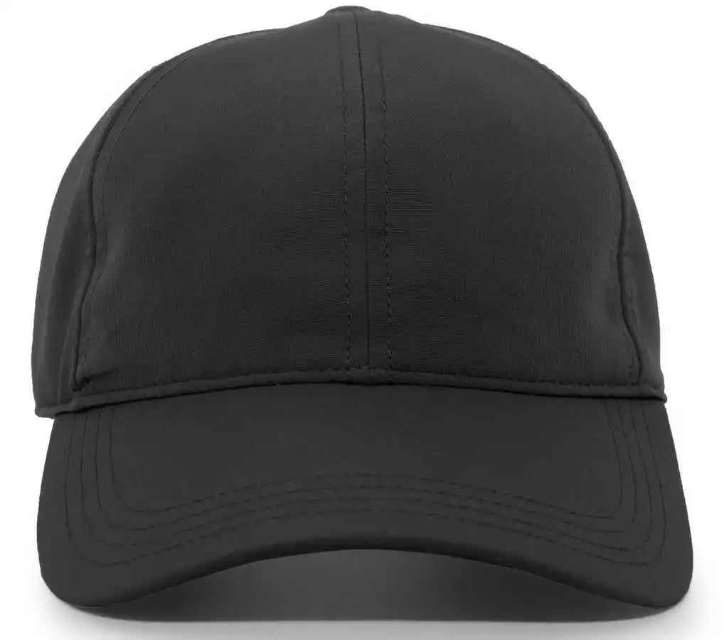 Pacific Headwear 422l Lite Series Adventure Hook-and-loop Adjustable Cap - Black - 7’’ - 7 7/8’’