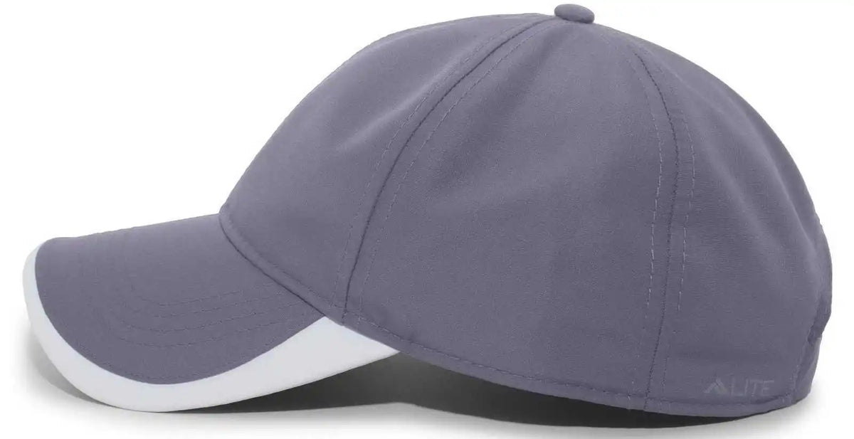 Pacific Headwear 424l Active Cap Hook-and-loop - Graphite White - Dark Gray / 7’’ - 7 7/8’’
