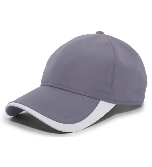 Pacific Headwear 424l Active Cap Hook and Loop Graphite White Dark Gray / 7’’ 7 7/8’’