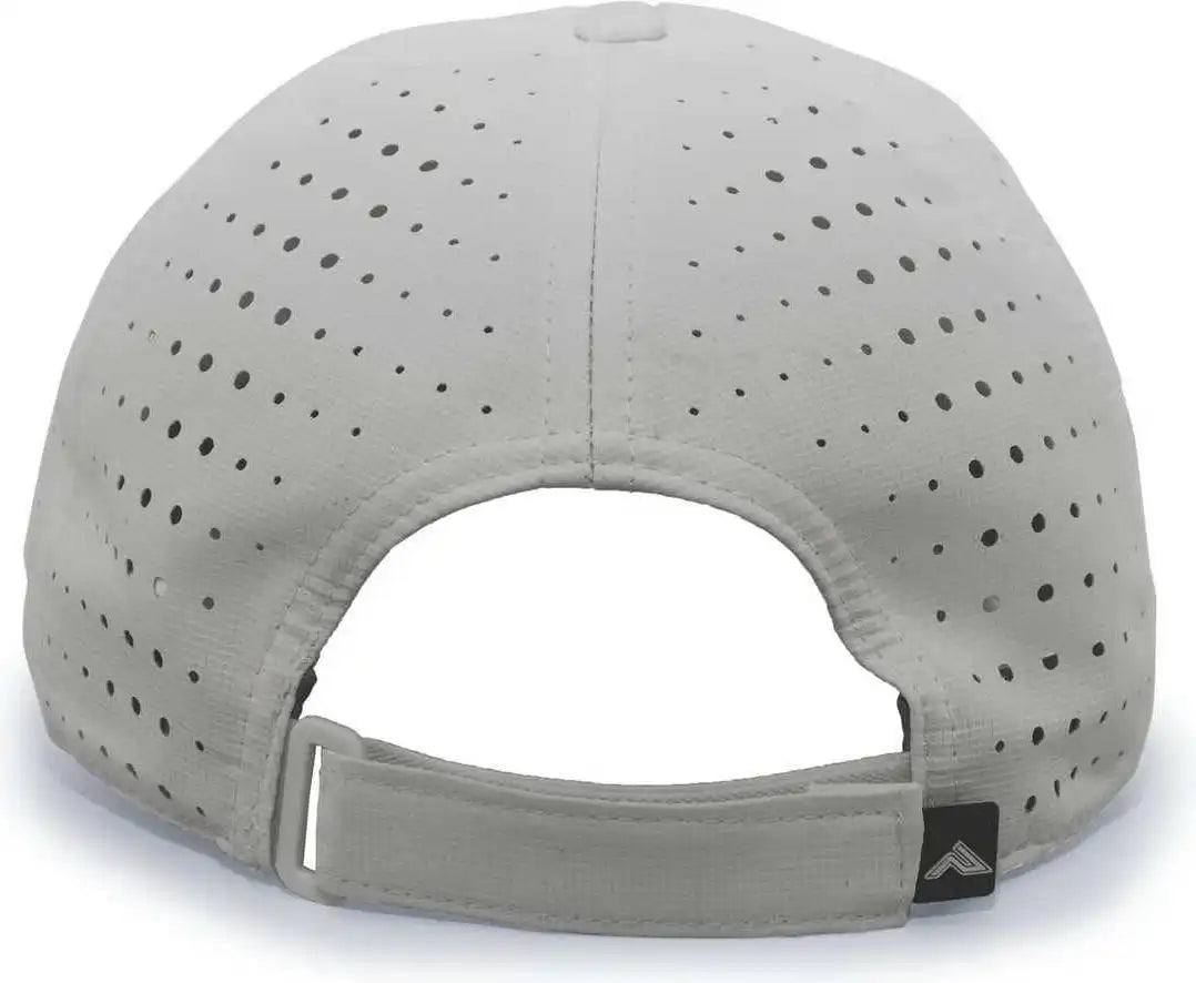 Pacific Headwear 425l Light-weight Perforated Hook-and-loop Cap - Silver - 7’’ - 7 7/8’’