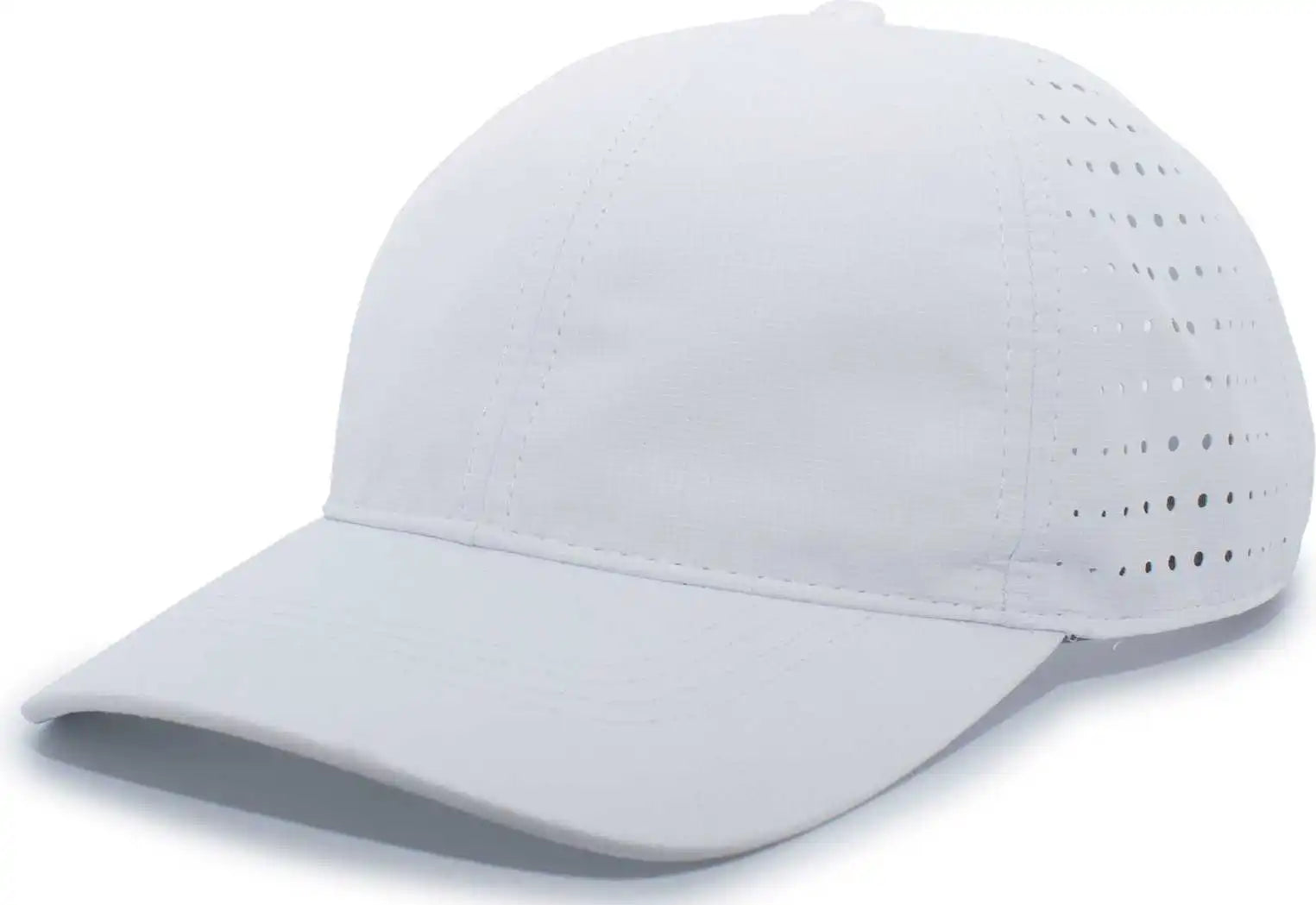 Pacific Headwear 425l Light Weight Perforated Hook and Loop Cap Silver / 7’’ 7 7/8’’