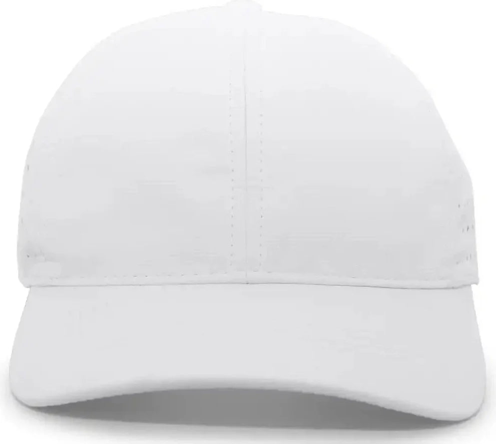 Pacific Headwear 425l Lite Series Perforated Cap - White - 7’’ - 7 7/8’’
