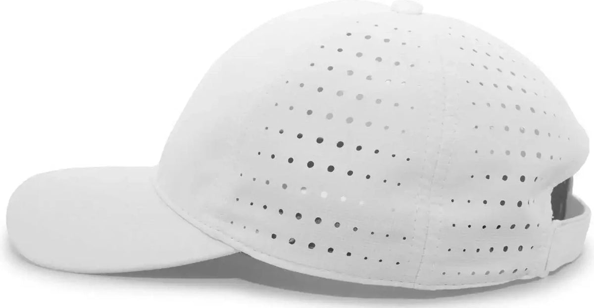 Pacific Headwear 425l Lite Series Perforated Cap - White - 7’’ - 7 7/8’’