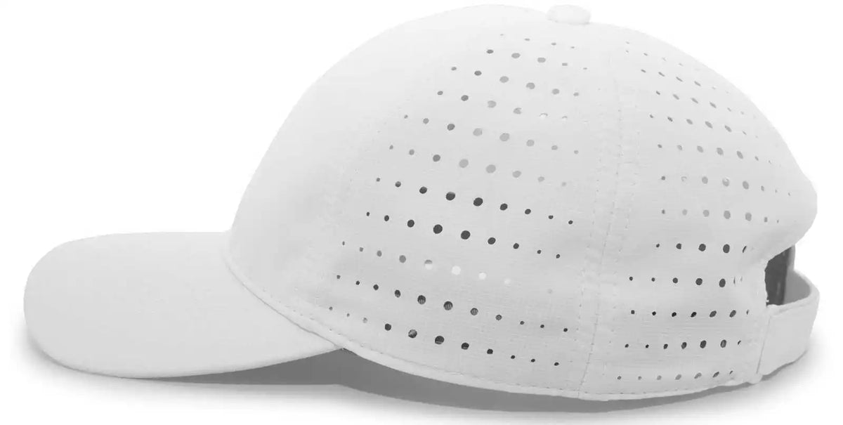 Pacific Headwear 425l Lite Series Perforated Cap - White - 7’’ - 7 7/8’’