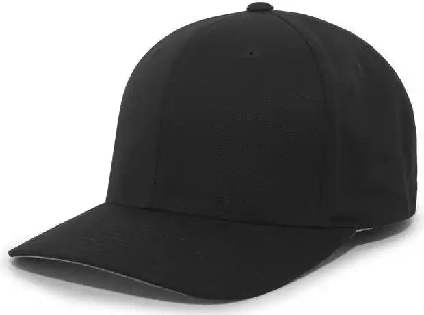 Pacific Headwear 430c Cotton-poly Flexfit Cap - Black - 6 1/2’’ - 7’’