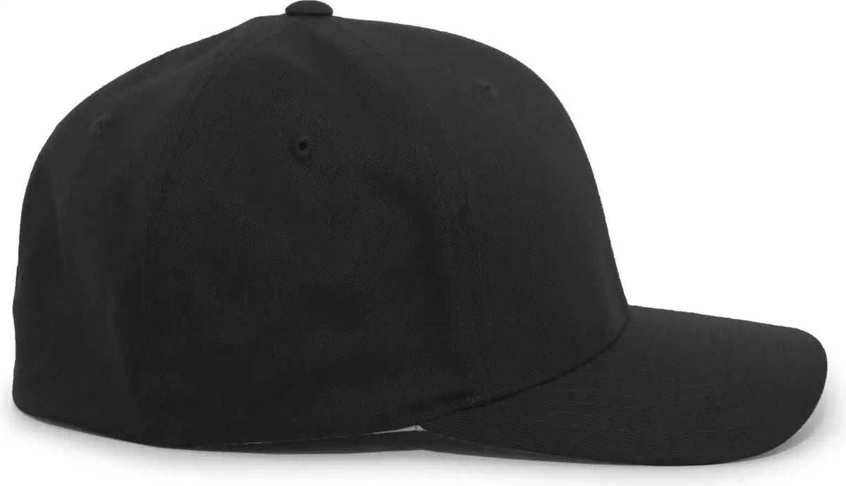 Pacific Headwear 430c Cotton Poly Flexfit Cap Black