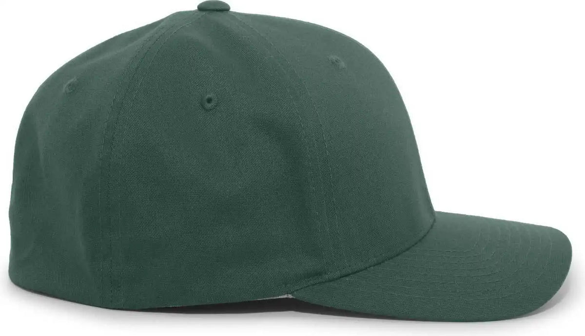 Pacific Headwear 430c Cotton-poly Flexfit Cap - Dark Green