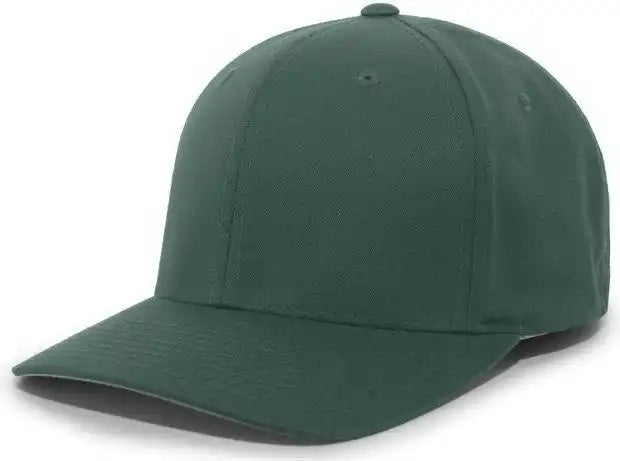 Pacific Headwear 430c Cotton-poly Flexfit Cap - Dark Green - Forest / 6 1/2’’ - 7’’