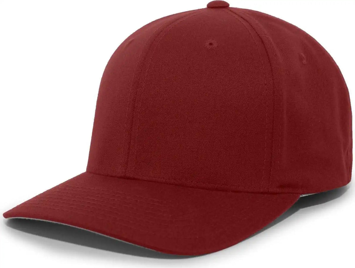 Pacific Headwear 430c Cotton Poly Flexfit Cap Maroon / 6 1/2’’ 7’’